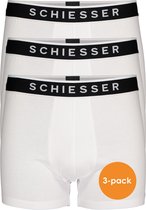 SCHIESSER 95/5 shorts (3-pack) - wit - Maat: XL