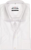 MARVELIS comfort fit overhemd - korte mouw - wit - Strijkvrij - Boordmaat: 41