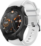 Ticwatch Pro silicone band - wit - 46mm