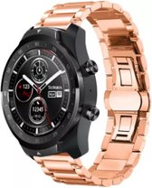 Ticwatch Pro stalen band - rosé goud - 46mm