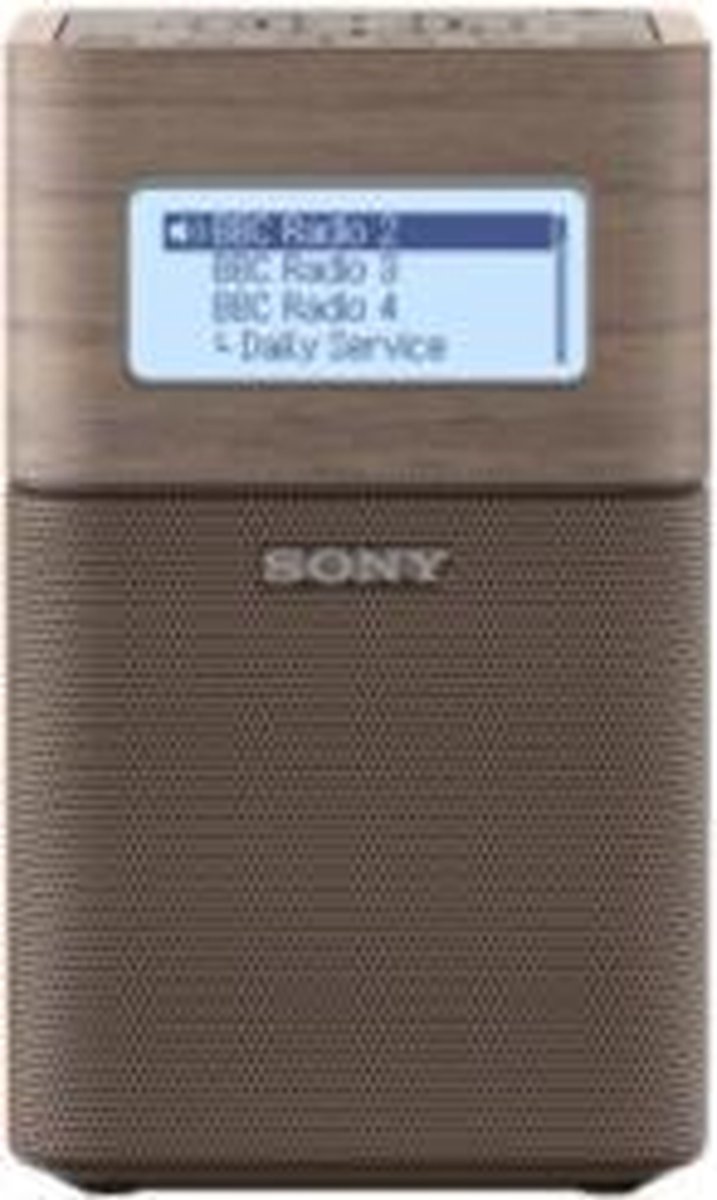 nedis draagbare radio dab draagbare radio dab bleutooth bruin zwart