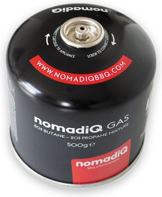nomadiQ gasflesjes (3 stuks x 500 gram) - EN417 schroefventiel | bol.com