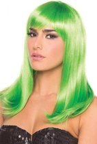 Hollywood Pruik - Groen - Sexy Lingerie & Kleding - Accessoires