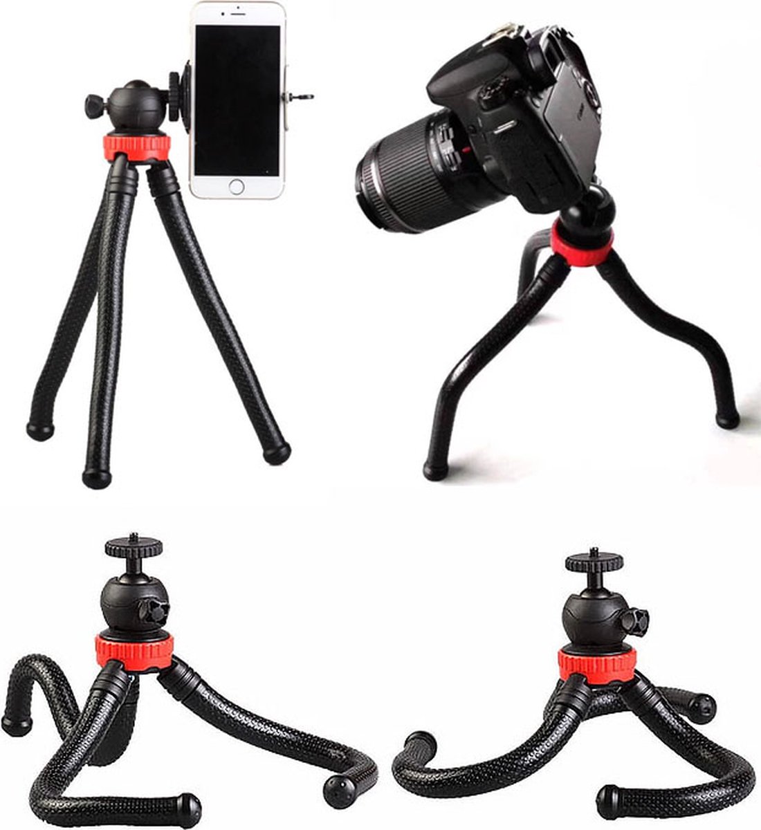 Statieven Statief Voor Telefoon Camera Houder Clip Smartphone Monopod Octopus Mini Statief