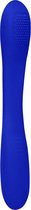 Double Ended Vibrator - Flex - Blue - Silicone Vibrators - Classic Vibrators