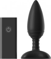 ACE SMALL Remote Control Vibrating Butt Plug - Black - Anal Vibrators -