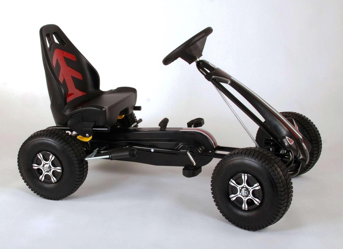 Volare Go Kart Racing Car - Jongens - Groot - Luchtbanden - zwart — afbeelding 18