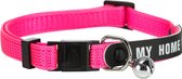 Trixie Kattenhalsband My Home Verstelbaar 23 Cm Roze