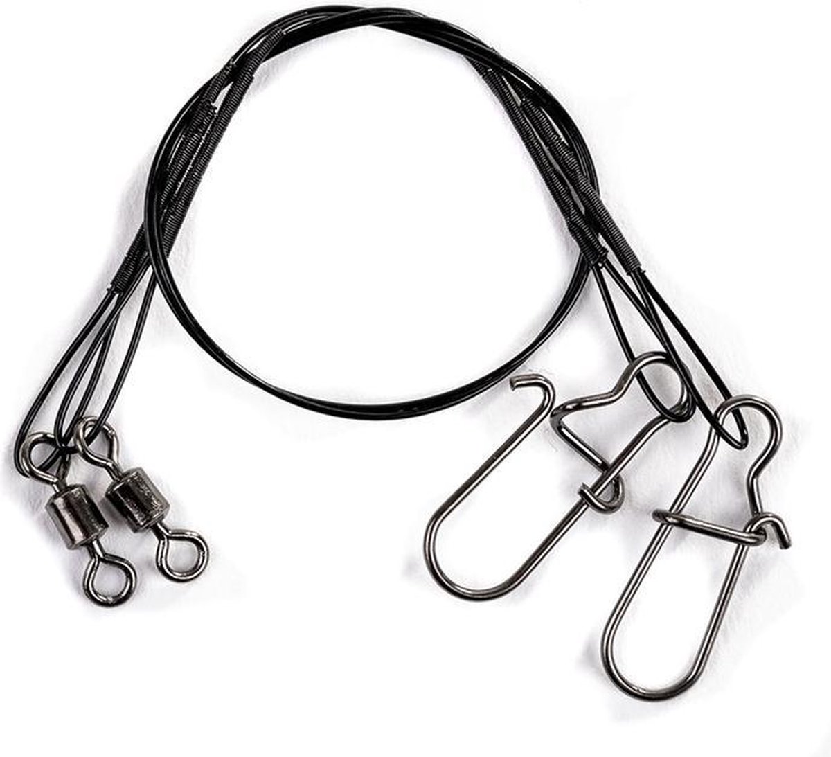 Spro Power Catcher - Stainless Wire Leaders - 12kg - 20cm - 2 Stuks - Onderlijn - Grijs