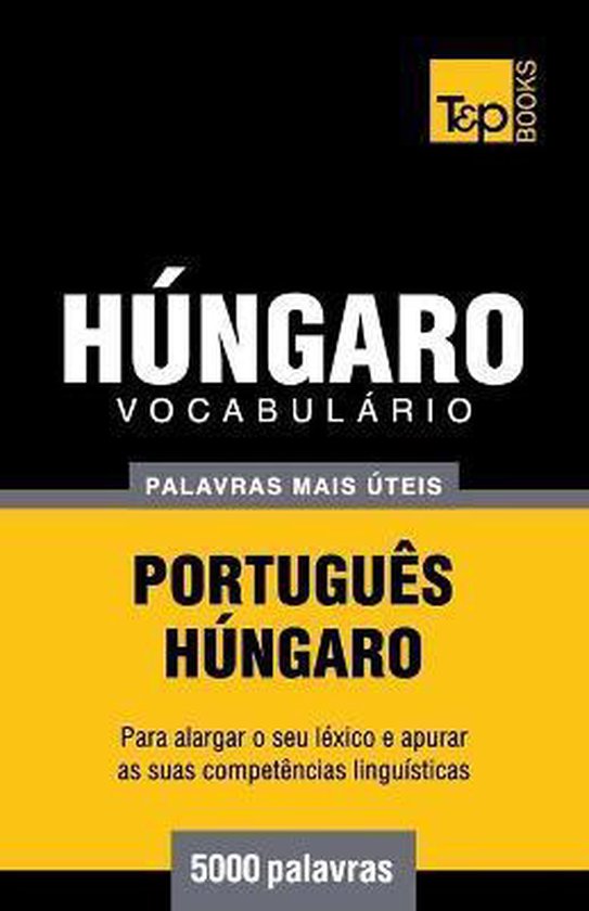European Portuguese Collection- Vocabulário Português-Hún ... - cover