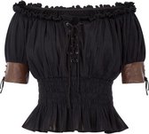 Steampunk piraten blouse Renate, maat 46