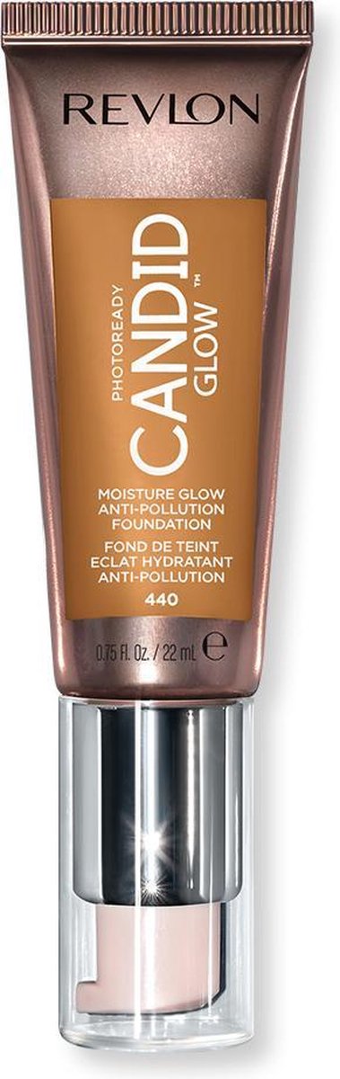 Goedkoopste Revlon PhotoReady Candid Glow Moisture Glow 22 ml Pompflacon Crème 440 Caramel