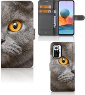Telefoon Hoesje Xiaomi Redmi Note 10 Pro Book Case Britse Korthaar