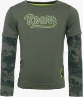 TwoDay jongens shirt met camouflage print - Groen - Maat 122/128