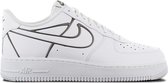 Nike Air Force 1 Low  - Heren Sneakers Sport Casual Schoenen Wit DH4098-100 (White / Metallic Pewter) - Maat EU 49.5 US 15