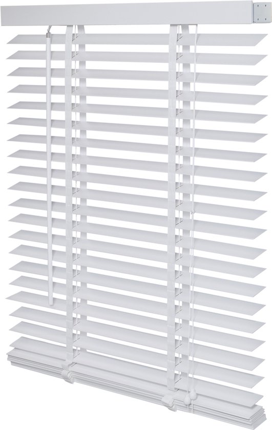 IntensionsJaloezie unicolor Wit Hout met FSC Keurmerk 50mm 120x175cm