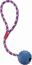 Ferplast Hondentouw Met Bal 60 Cm Katoen/rubber Blauw/rood