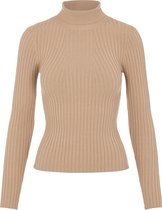 PIECES PCCRISTA LS ROLL NECK KNIT BC Dames Coltrui - Maat XL