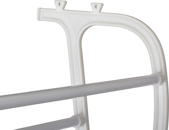 Hangend Schoenenrek 12 Laags voor 36 paar Schoenen - Hangende Schoenenkast voor aan de deur - Schoenenrek Metaal -Wit