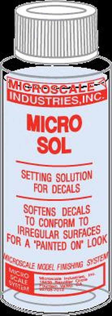 Microscale MI02 Micro Sol Solution Decal vloeistof - Microscale