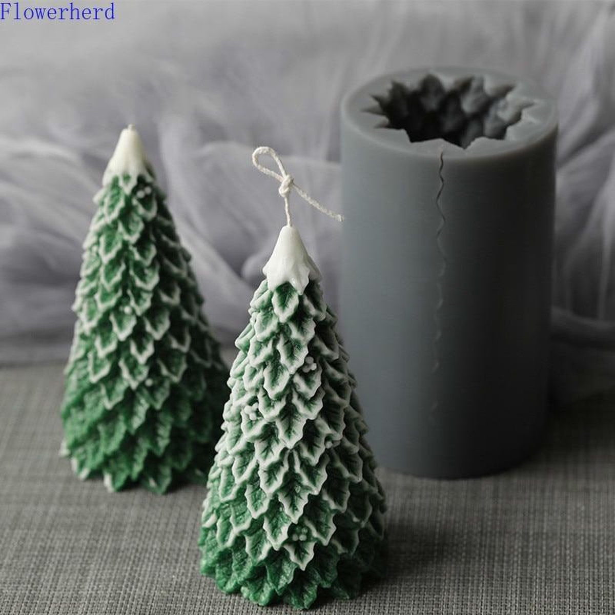 Lot De 3 Moules Silicone Bougies Noël - Sapin Père Noël Pommes De Pin - Fabrication Maison Lot De 3 Moules Silicone Bougies Noël - Sapin Père Noël Pommes De Pin - Fabrication Maison