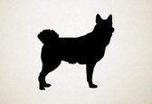 Silhouette hond - Jamthund - S - 45x45cm - Zwart - wanddecoratie