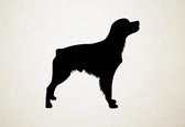 Silhouette hond - French Brittany - Frans Bretagne - L - 75x78cm - Zwart - wanddecoratie