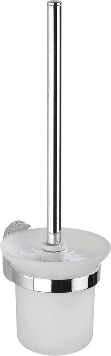 Wenko Toiletborstel/houder Puerto Rico 13 X 37 Cm Zink Wit