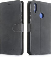 Voor Xiaomi Redmi Note 7 / Diaobaolee Pure Fresh Texture horizontale flip lederen tas, met houder & kaartsleuf & portemonnee & fotolijst (zwart)