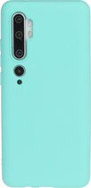 Voor Geschikt voor Xiaomi Mi CC9 Pro / Mi Note 10 / Mi Note 10 Pro Frosted Candy-gekleurde ultradunne TPU Case (groen)