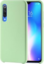 Effen kleur Vloeibare siliconen schokbestendige hoes voor Xiaomi Mi 9 SE (groen)