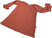 tinymoon Robe Filles Soft Nature Basic – modèle Flare – Brique – Taille 110/116
