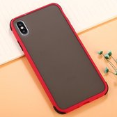 Voor iPhone XS Max TPU + PC Volledige dekking Anti-val beschermhoes (rood)