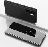 Voor Galaxy Note 10 Pro / Plus Galvaniseren Spiegel Horizontaal Flip PU lederen tas met houder (zwart)