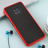 Voor Huawei Mate 20 Pro Skin Hand Feeling Series Anti-fall Frosted PC + TPU Case (rood)