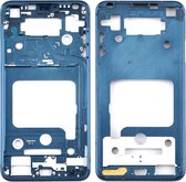 Front Behuizing LCD Frame Bezel Plate voor LG V35 ThinQ (Blauw)