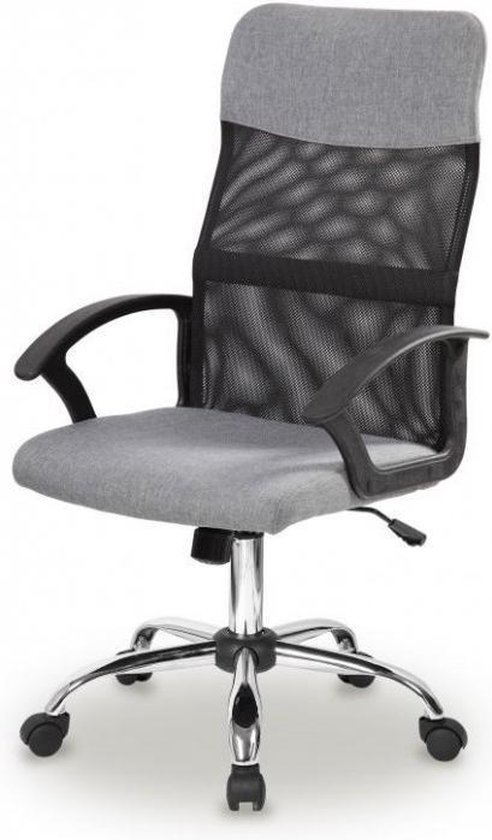 Bureaustoel - ergonomisch - 40x50x60cm - draaibaar - grijs