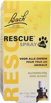 Bach rescue spray pets - 20 ml - 1 stuks