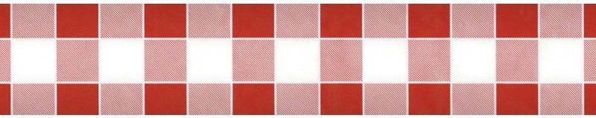 Damast papier 1.18x10m ruit rood