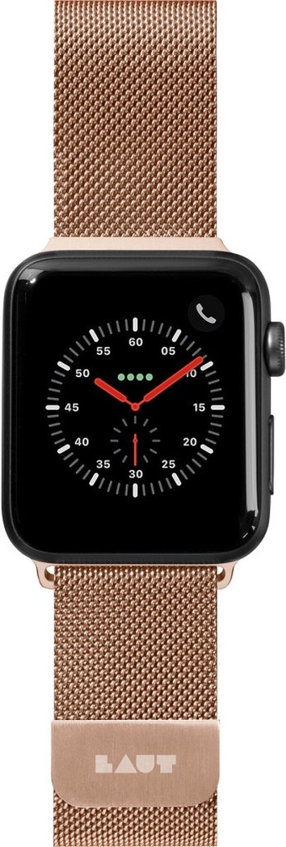 LAUT Steel Loop Roestvrij Staal Bandje voor de Apple Watch 40mm / 38mm - Goud