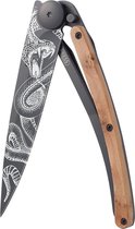 Deejo Juniper pocket knife Snake Wood