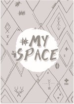 Stapelgoed - Poster - My Space - Beige - 70x50cm