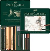 Faber Castell FC-112976 Pitt Monochrome Set Faber-Castell 21-delig Medium