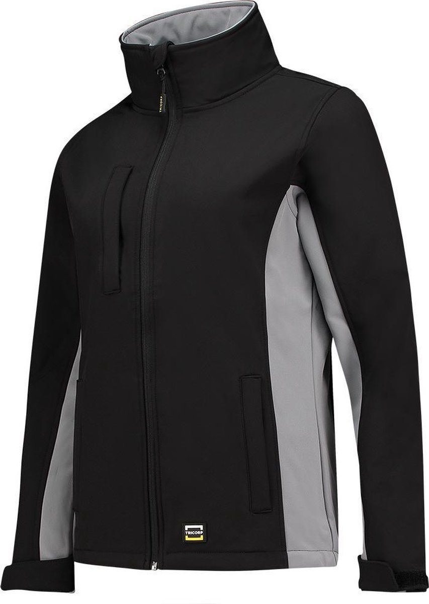 Tricorp Softshell Bicolor Dames 402008-Black/Grey-XL