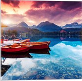 Acrylglas - Tatra Nationaal Park - Poland - 50x50cm Foto op Acrylglas (Met Ophangsysteem)