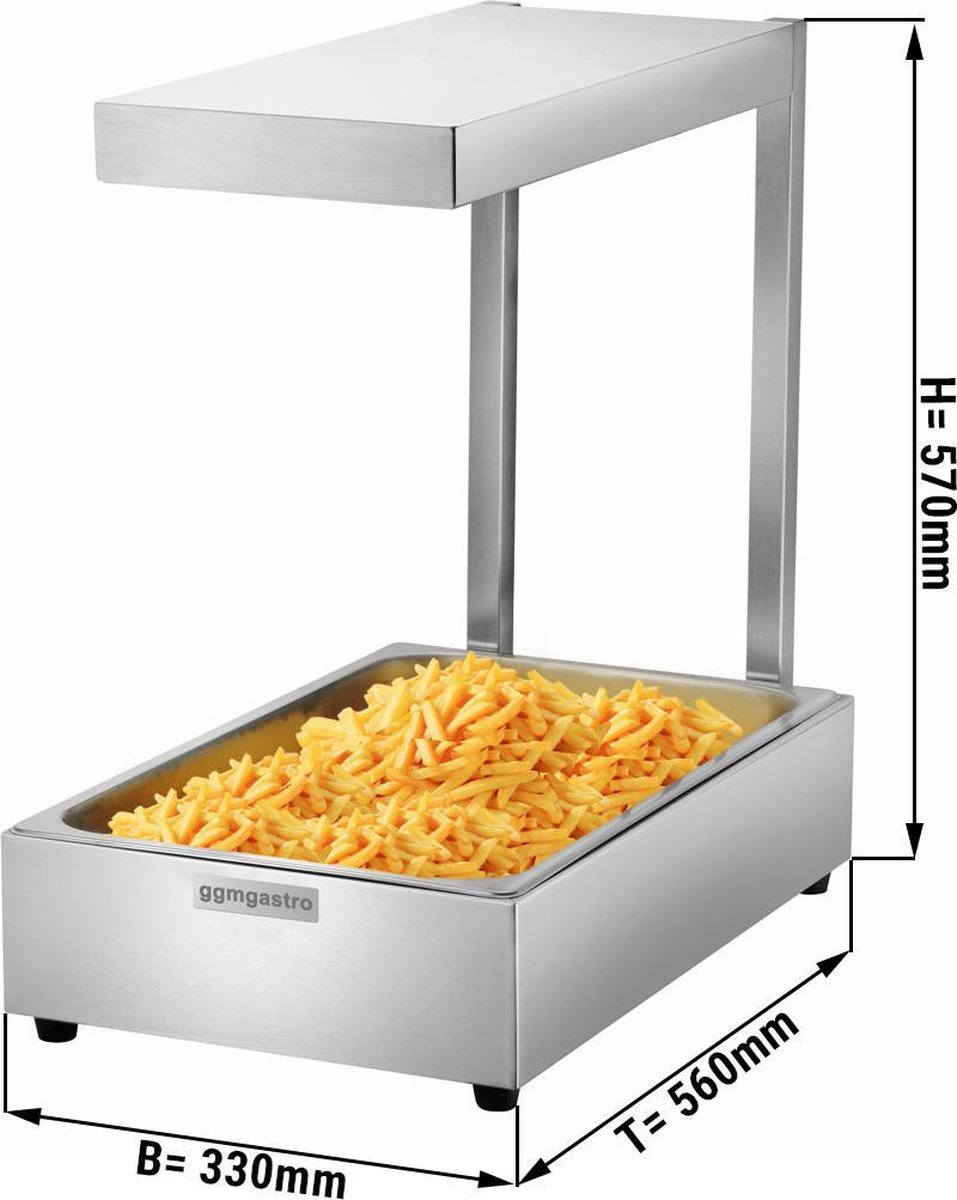 Voedselwarmer - voor GN 1/1 | GGM Gastro