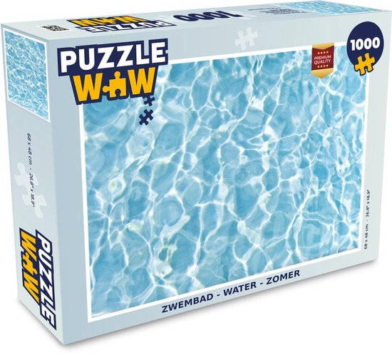 Puzzel Zwembad - Water - Zomer - Legpuzzel - Puzzel 1000 stukjes  volwassenen | bol.com
