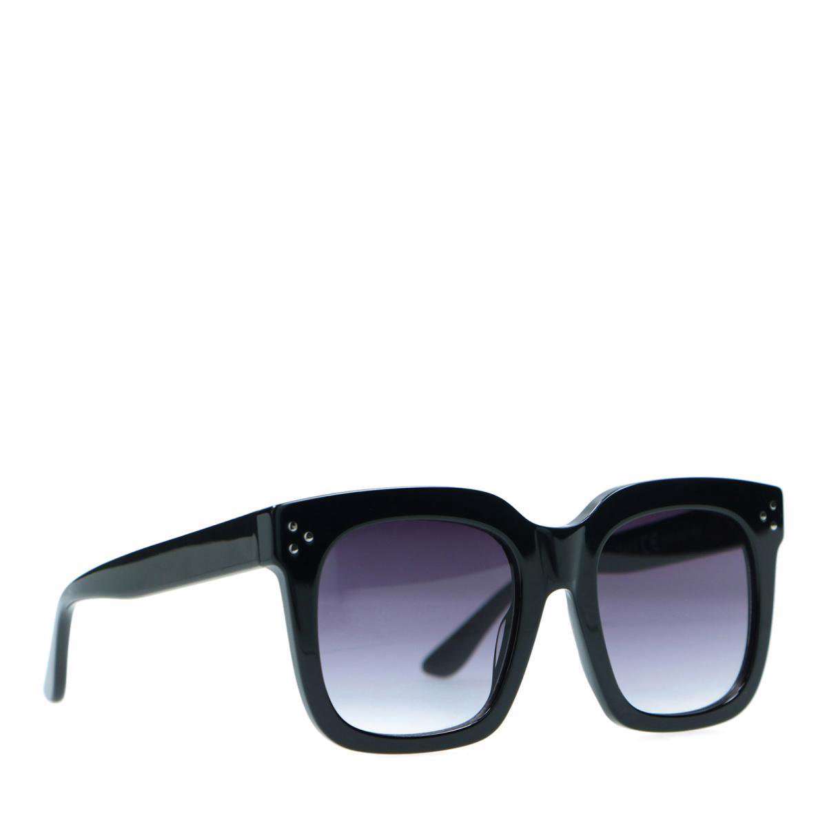 Manfield - Dames - Zwarte zonnebril - Maat 1 | bol.com