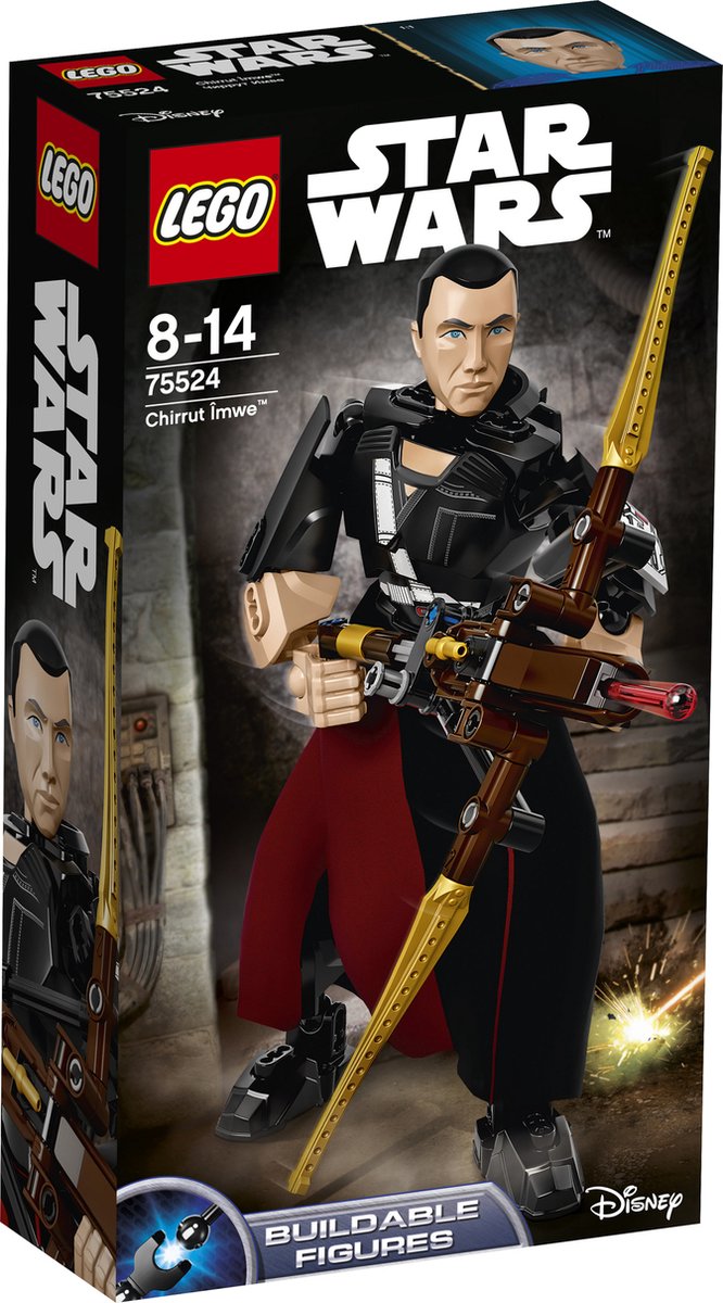 LEGO Star Wars Chirrut Îmwe Bouwfiguur Meerkleurig 75524 — afbeelding 3