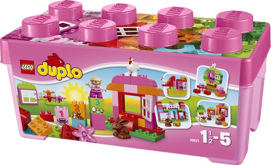 monteren Zwerver Nodig hebben LEGO DUPLO Alles-in-��n Roze Doos - 10571 | bol.com